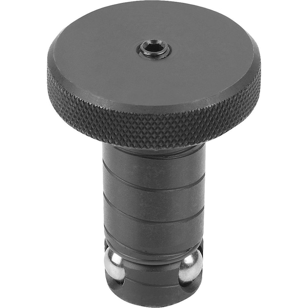 Locating Cylinder Ball Lock Carbon Steel, Comp:Ball-Bearing Steel, D=13, L=27, 6